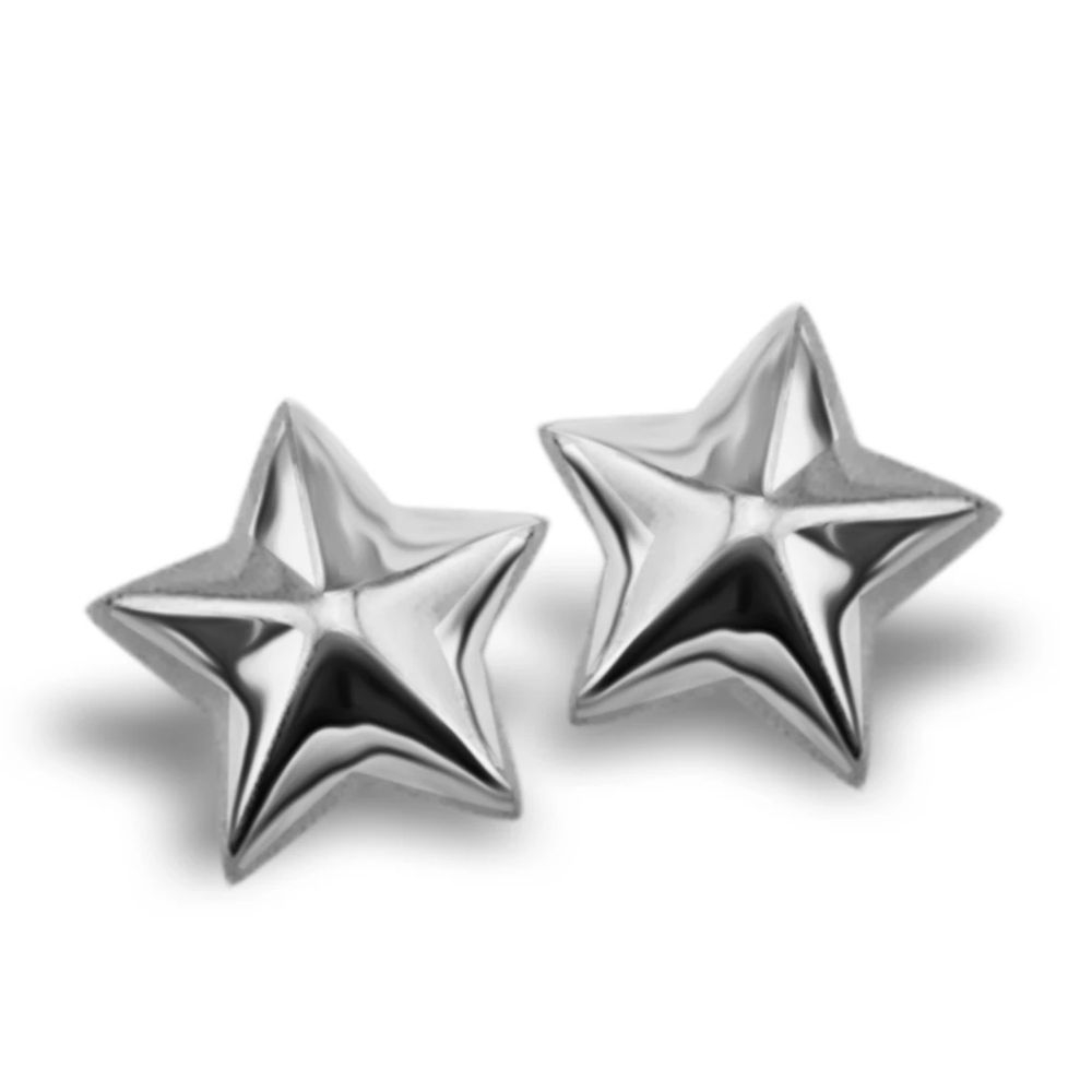 JWLS4U | Earstuds Star Silver